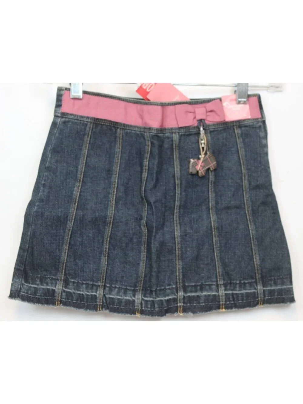 2007 Gymboree Girl Detective Denim Skorts sz 8 Preppy School Liberian chic Y2K